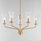 Maxim Lighting Camelot 5-Light Chandelier, Natural Aged Brass 16155CRNAB - alternate 2